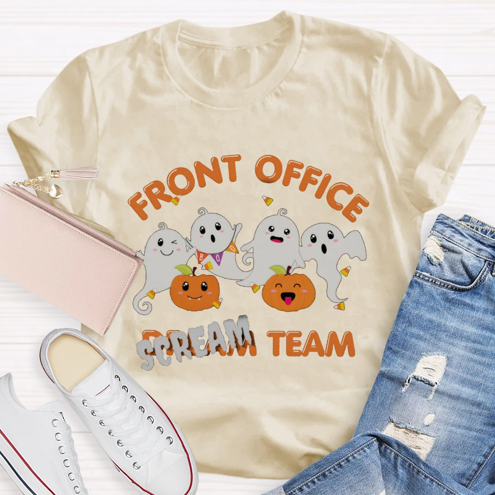 Front Office Scream Team Little Ghosts And Pumpkins T-shirt