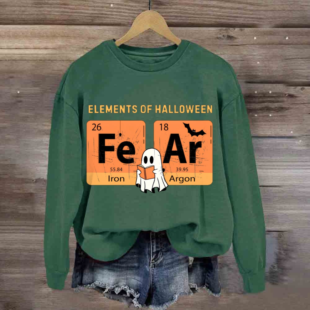 Elements Of Halloween Fear sweatshirt