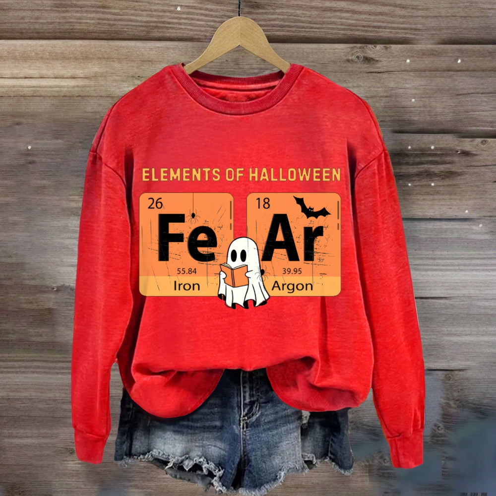 Elements Of Halloween Fear sweatshirt
