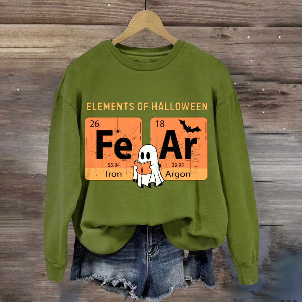 Elements Of Halloween Fear sweatshirt