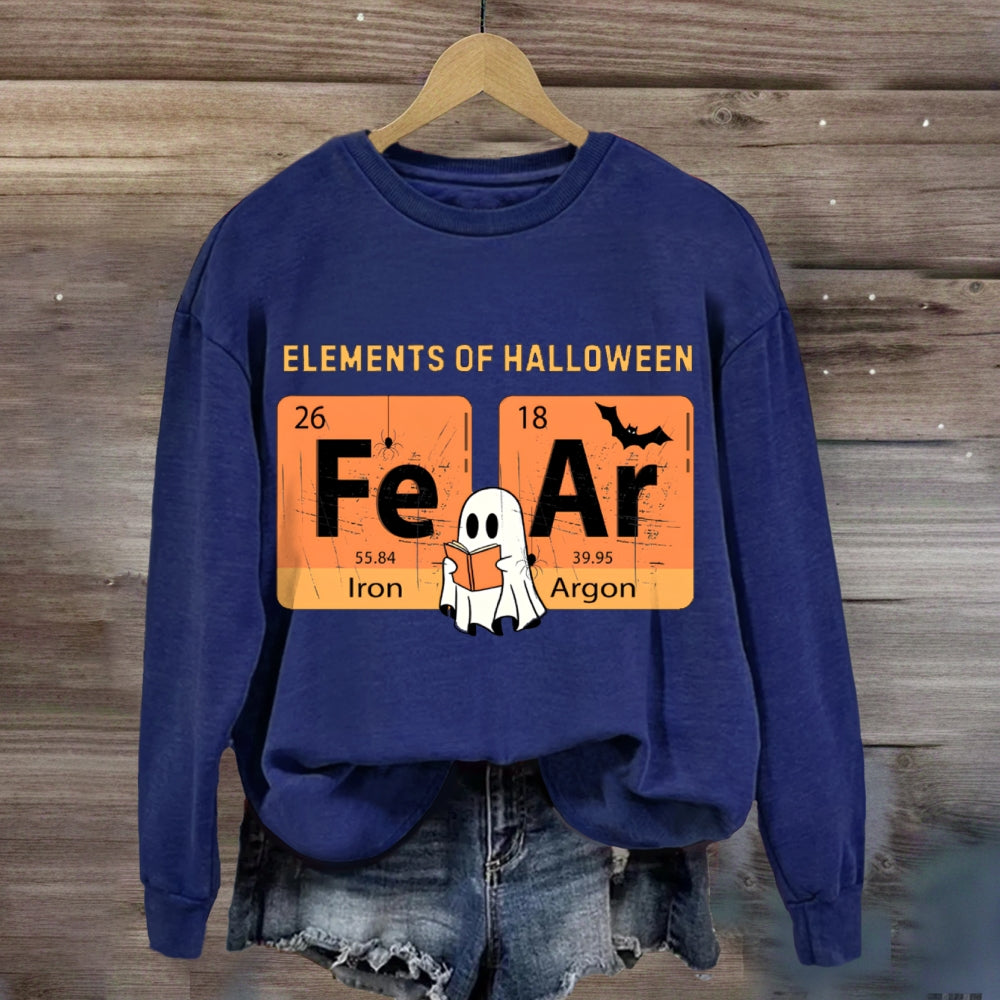 Elements Of Halloween Fear sweatshirt