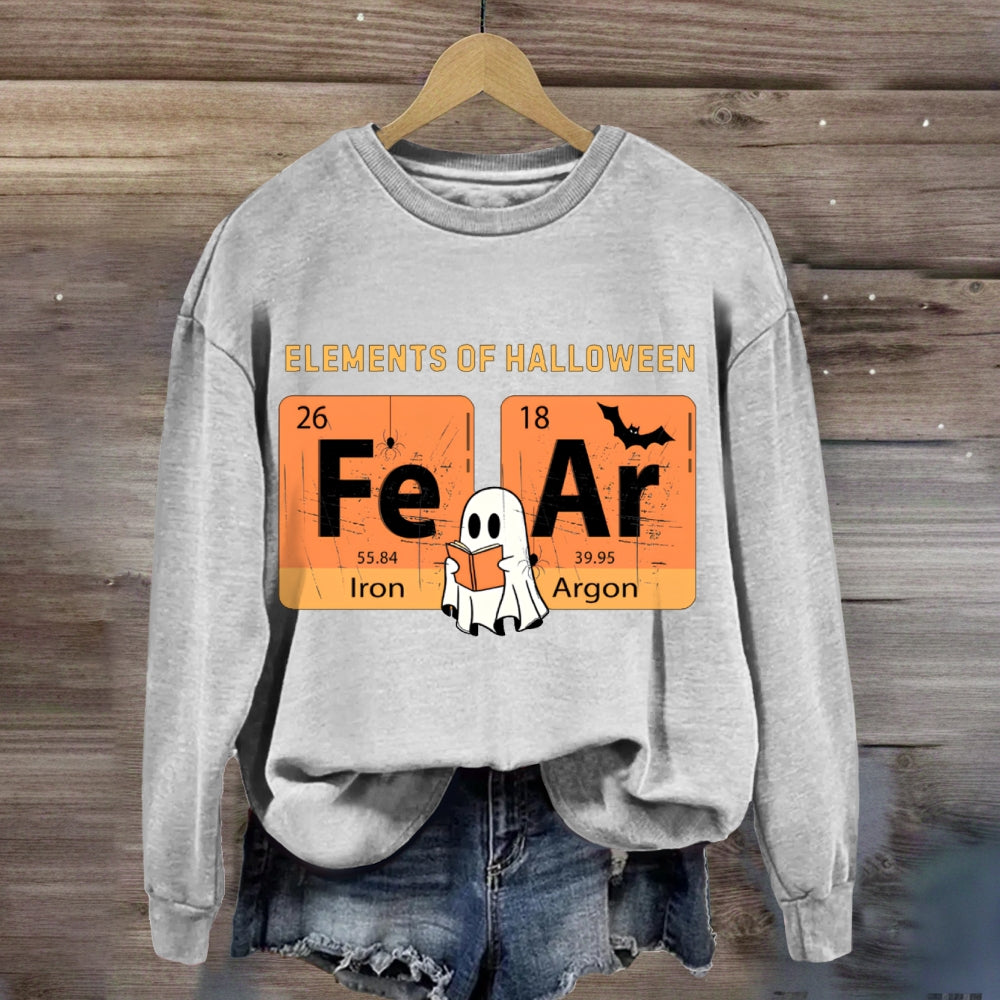 Elements Of Halloween Fear sweatshirt