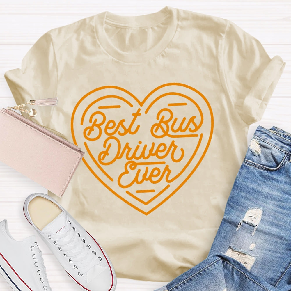Best Bus Driver Crew T-shirt