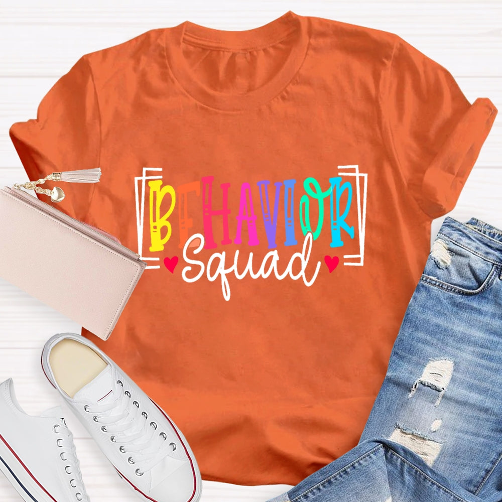 Behavior Squad Sped Teacher T-Shirt