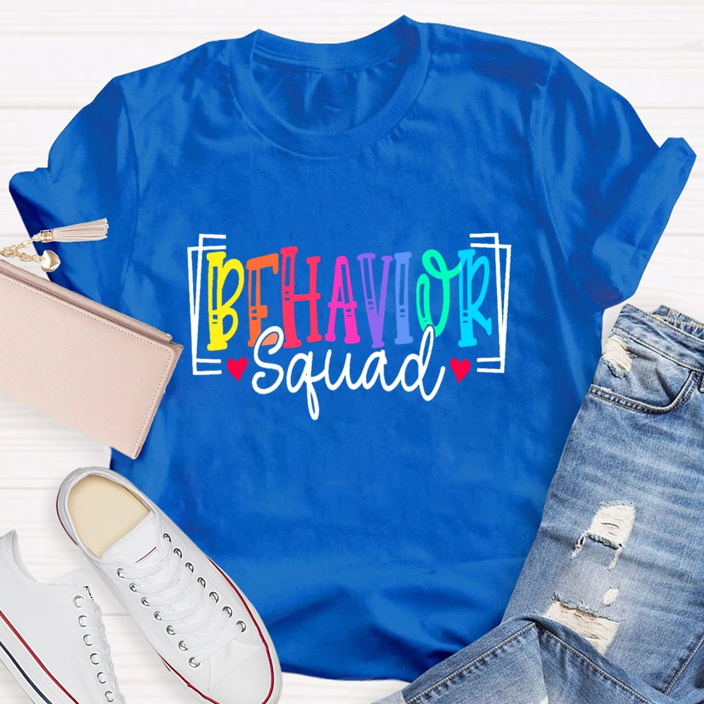 Behavior Squad Sped Teacher T-Shirt