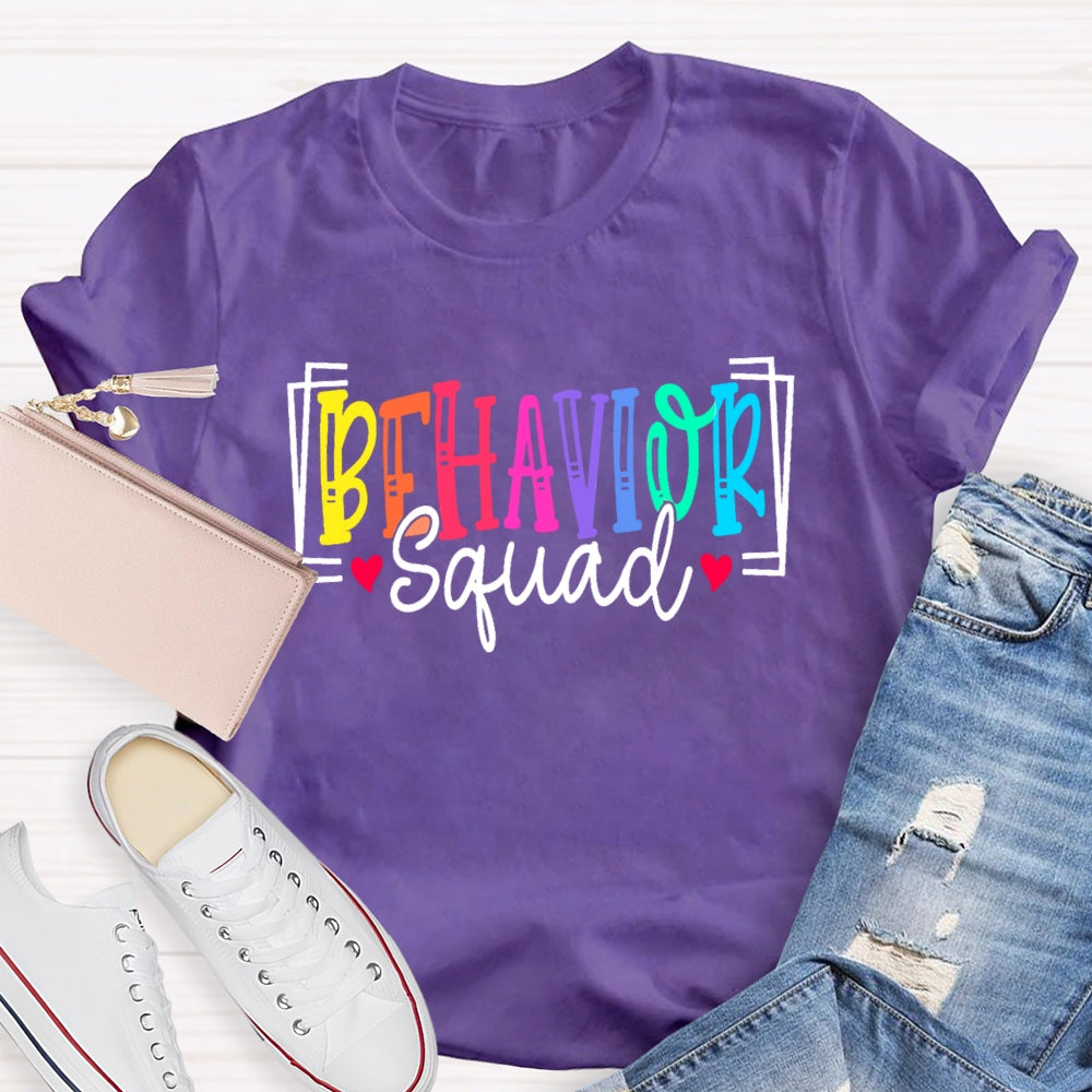 Behavior Squad Sped Teacher T-Shirt