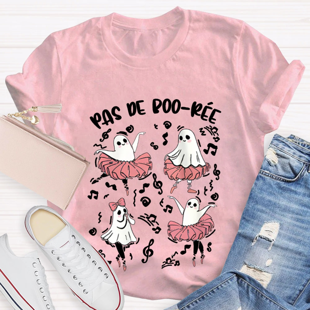 Pas De Boo-Ree Halloween Teacher T-Shirt