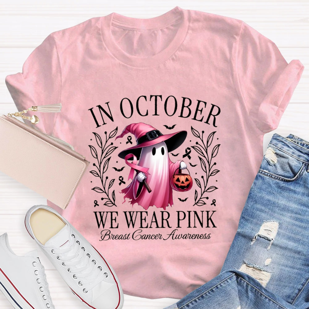 In October We Wear Pink T-shirt
