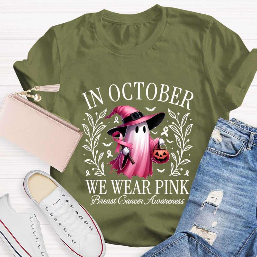 In October We Wear Pink T-shirt