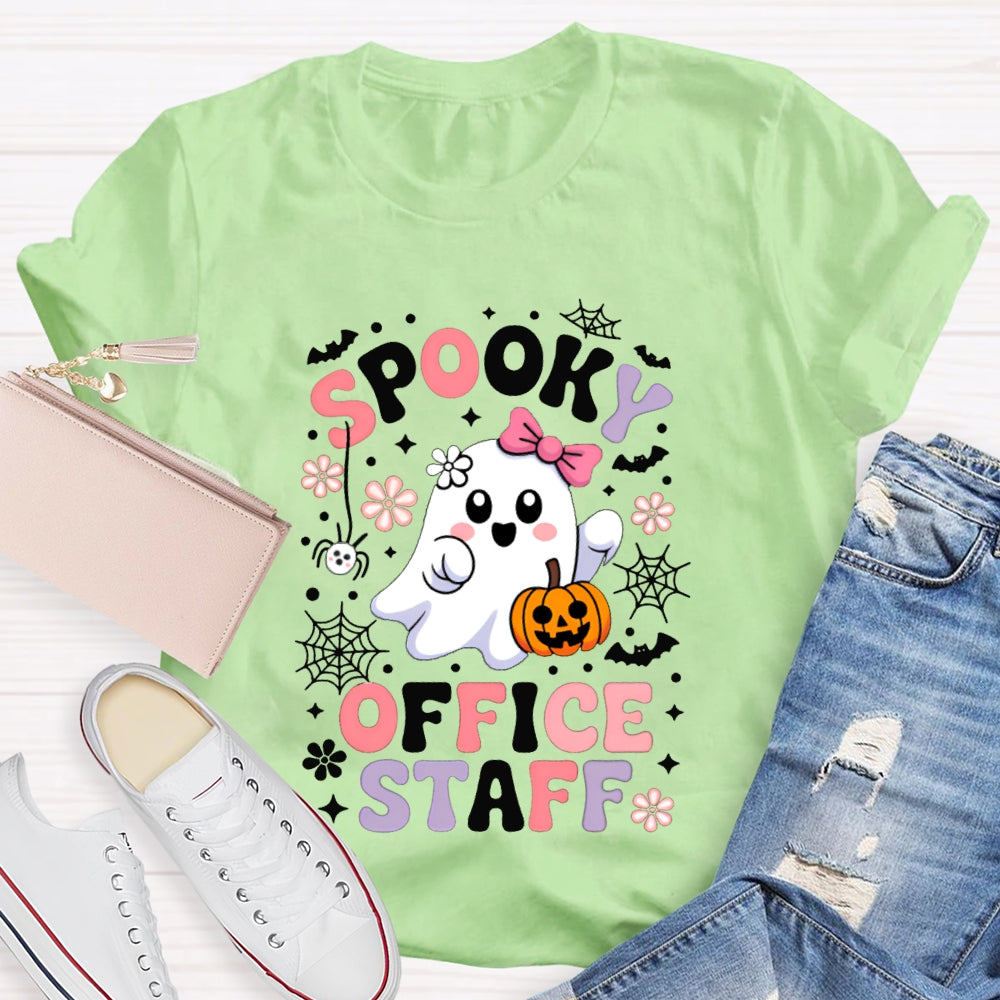Spooky Office Staff Halloween T-shirt
