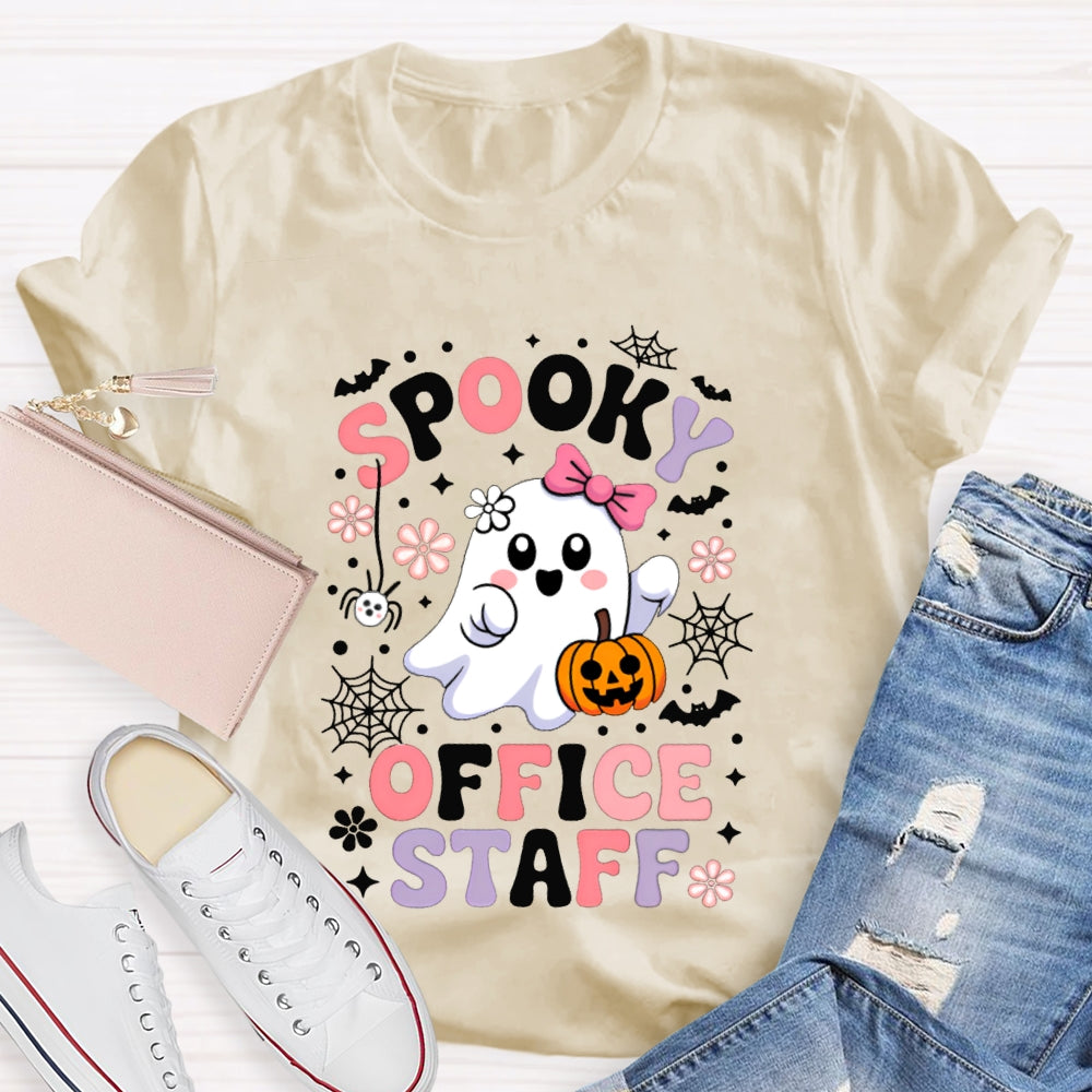 Spooky Office Staff Halloween T-shirt