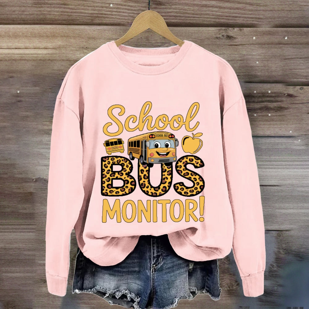 School Bus Monitor Life sweatshirt