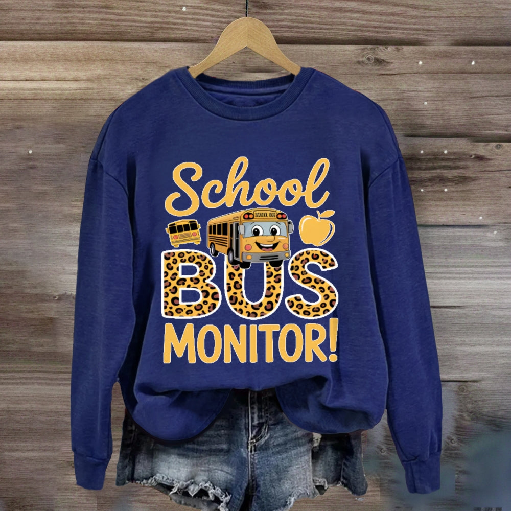 School Bus Monitor Life sweatshirt