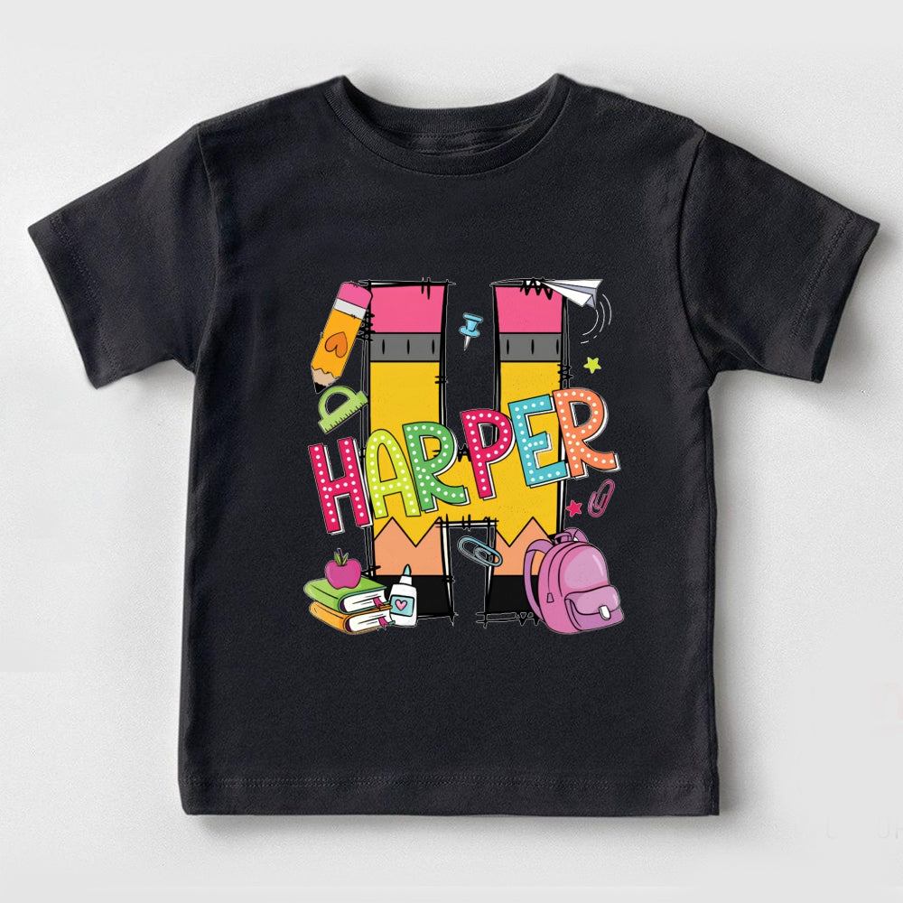 Personalized Name H Is For Harper Toddler T-Shirts