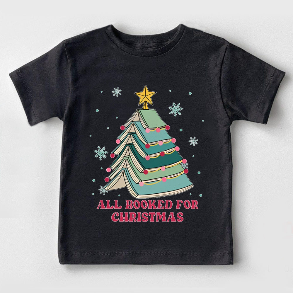 All Booked For Christmas Toddler T-shirts
