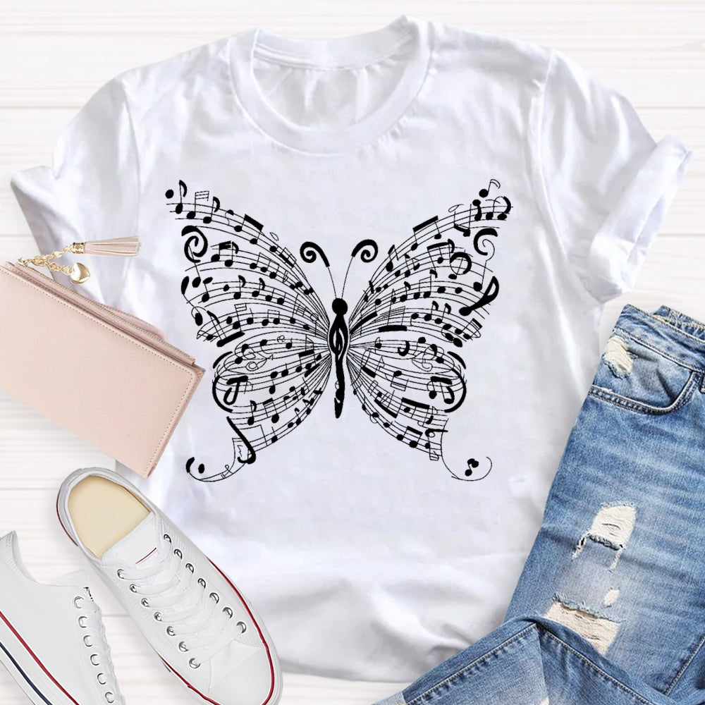 Music Butterfly T-shirt