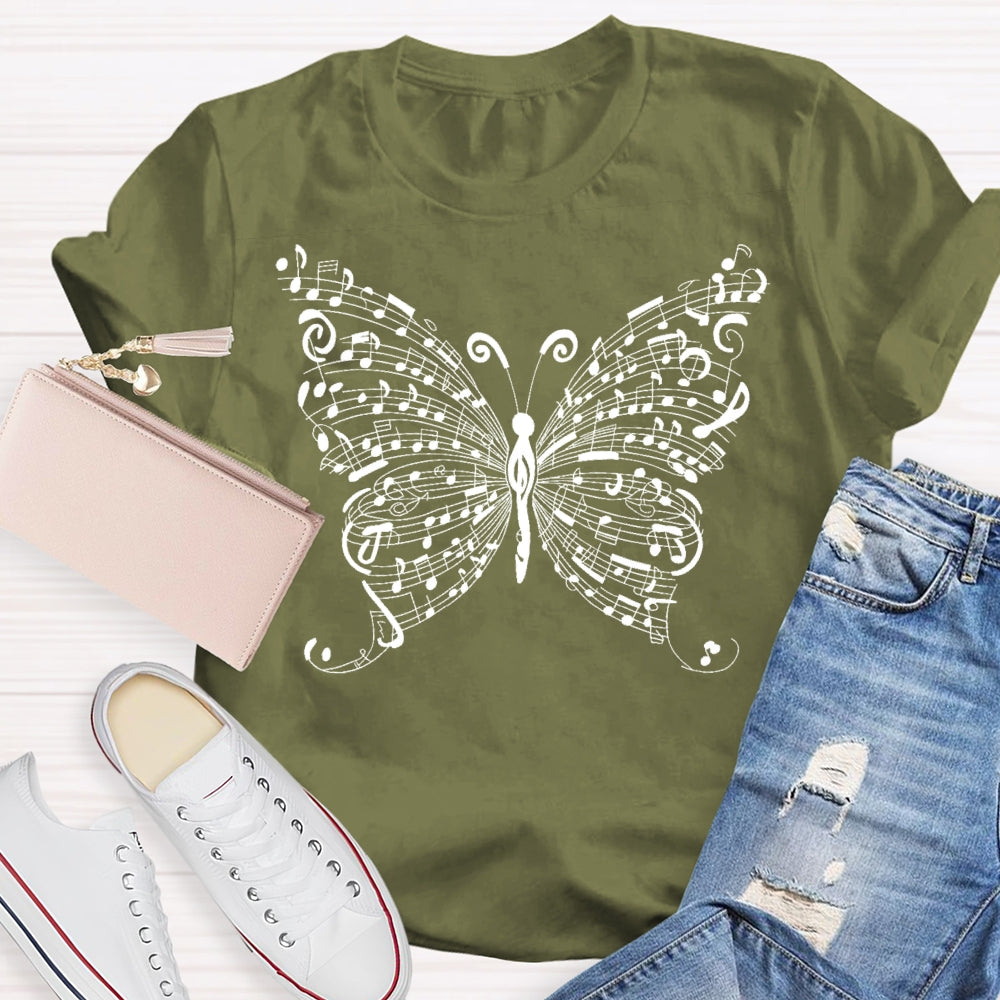 Music Butterfly T-shirt