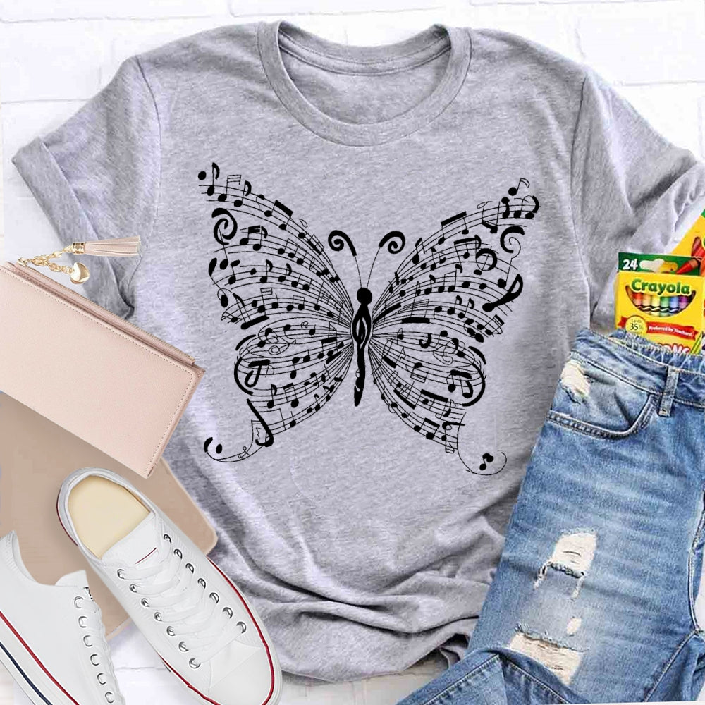 Music Butterfly T-shirt
