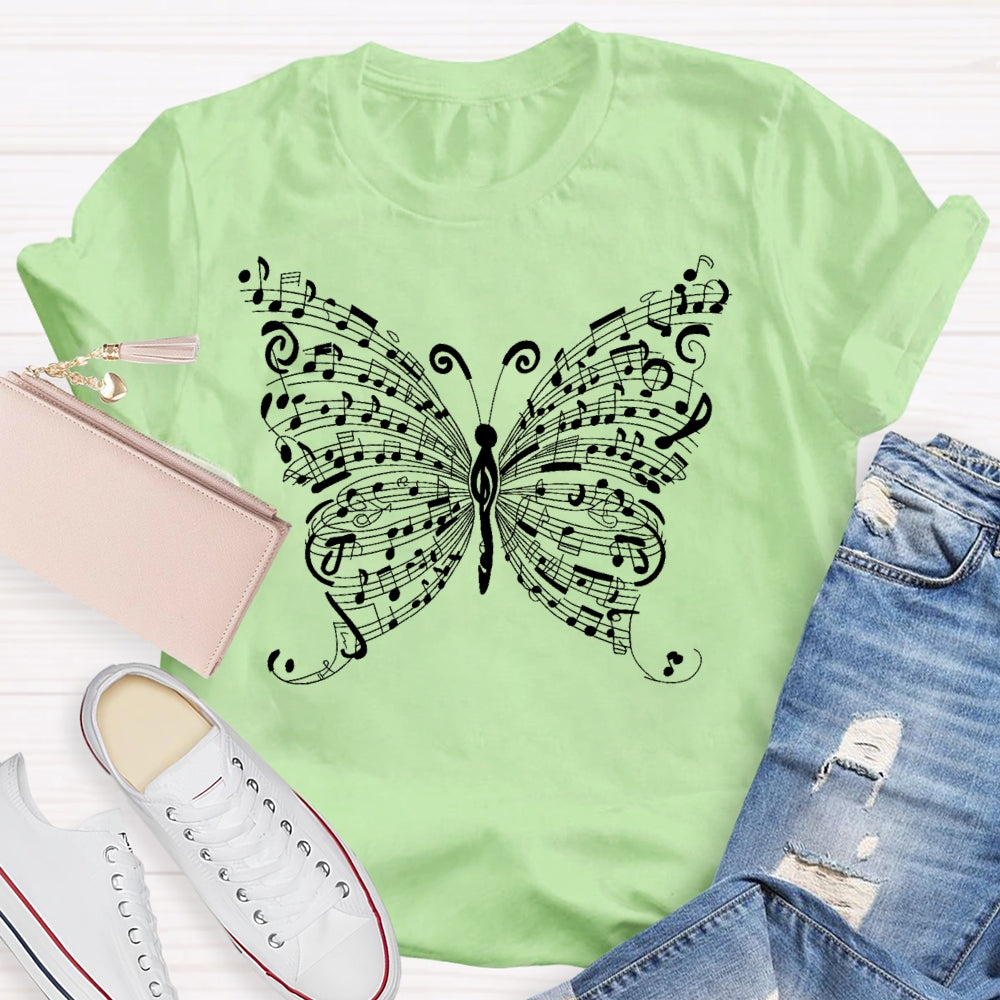 Music Butterfly T-shirt