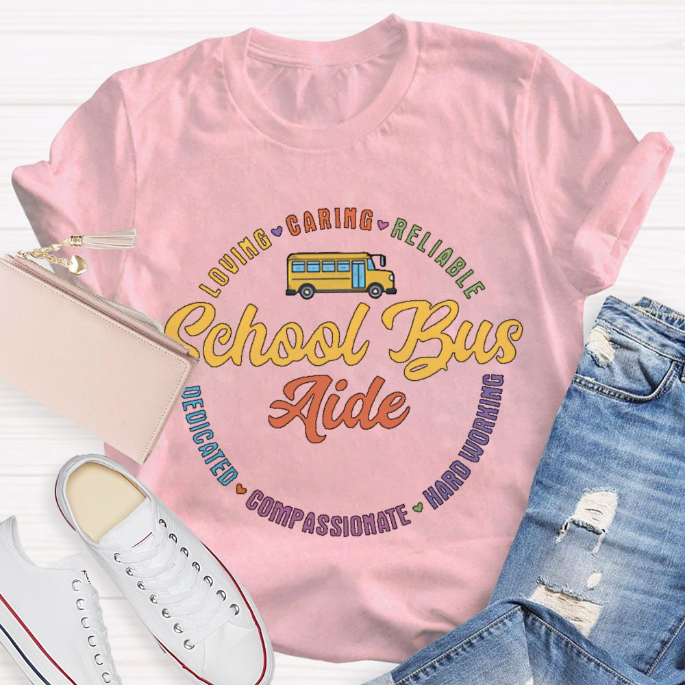 School Bus Aide  Gift T-shirt