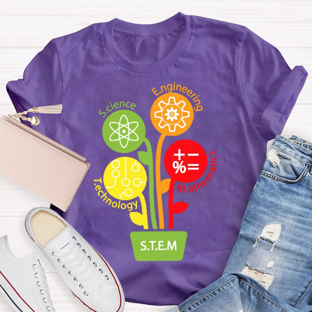 STEM Science Technology Engineering Math Teacher Gift  T-shirt