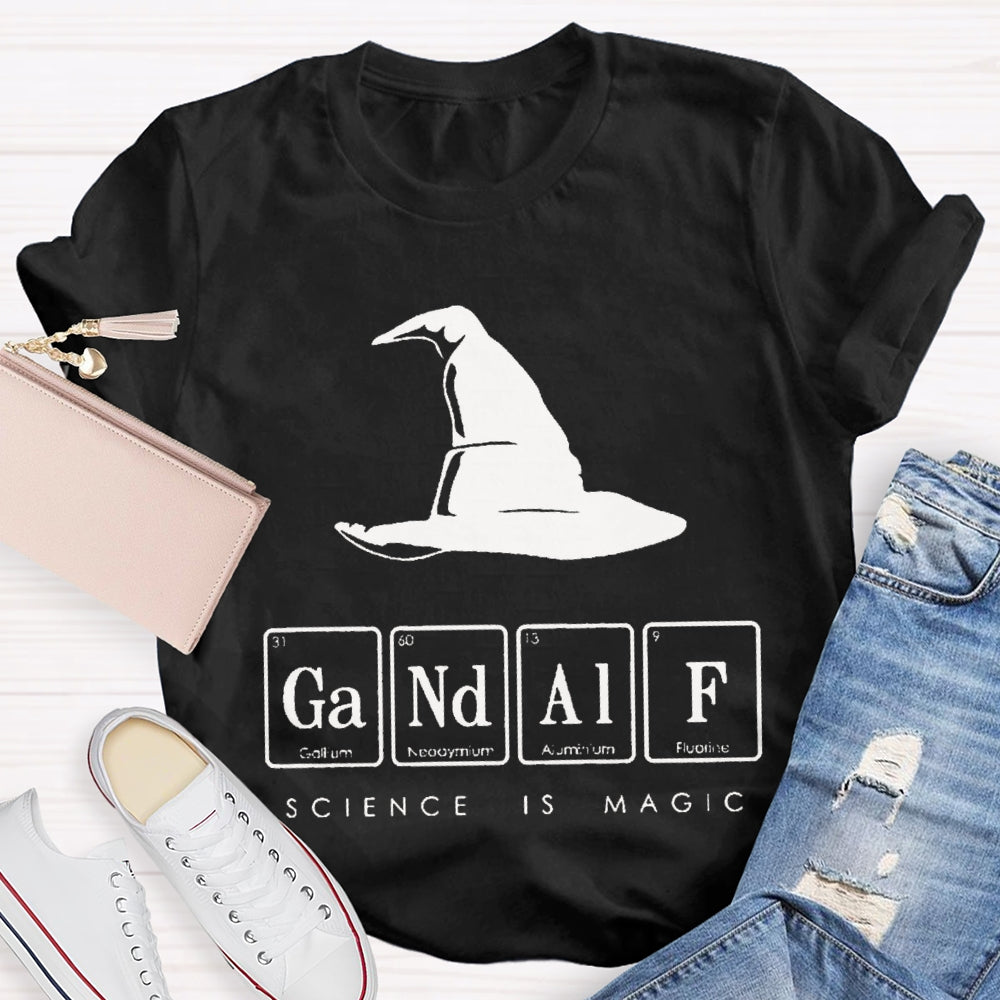 Science Is Magic Science Teacher T-shirt