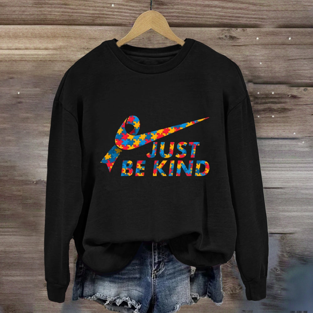 Just Be Kind Color Puzzle  Sweatshirt