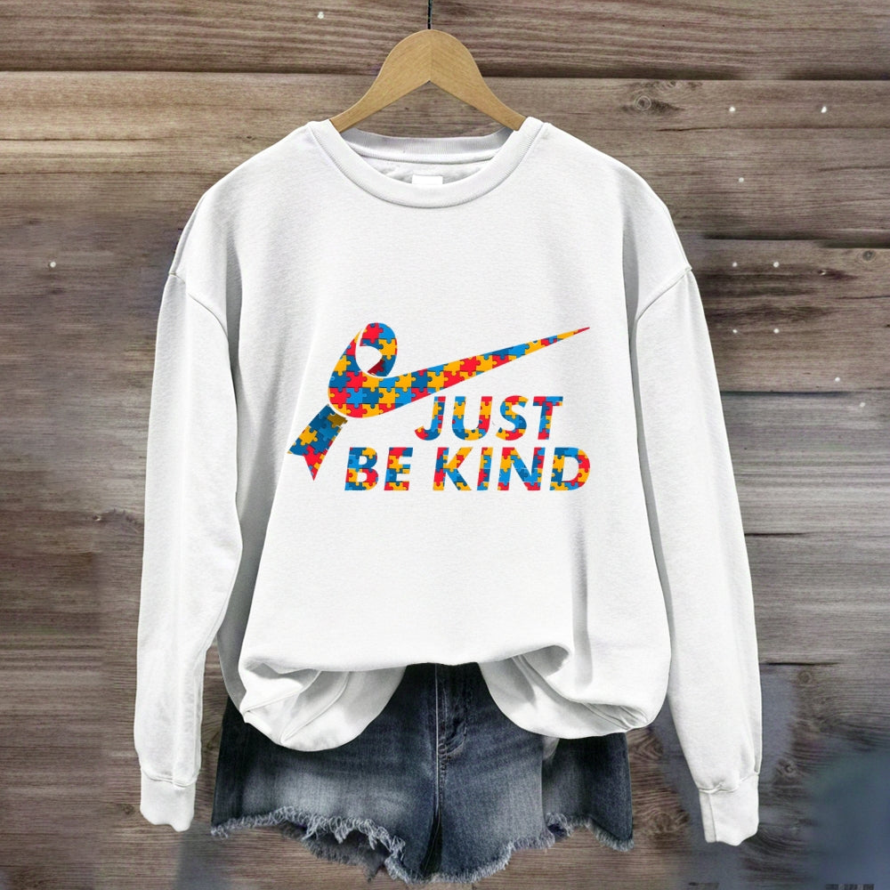 Just Be Kind Color Puzzle  Sweatshirt