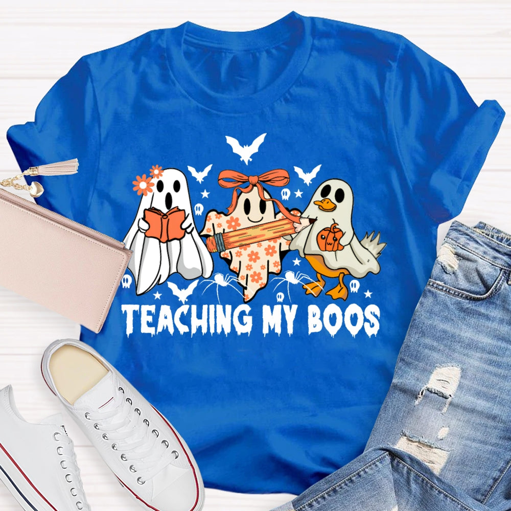 Teaching My Boos Ghosts And Bats Halloween T-shirt