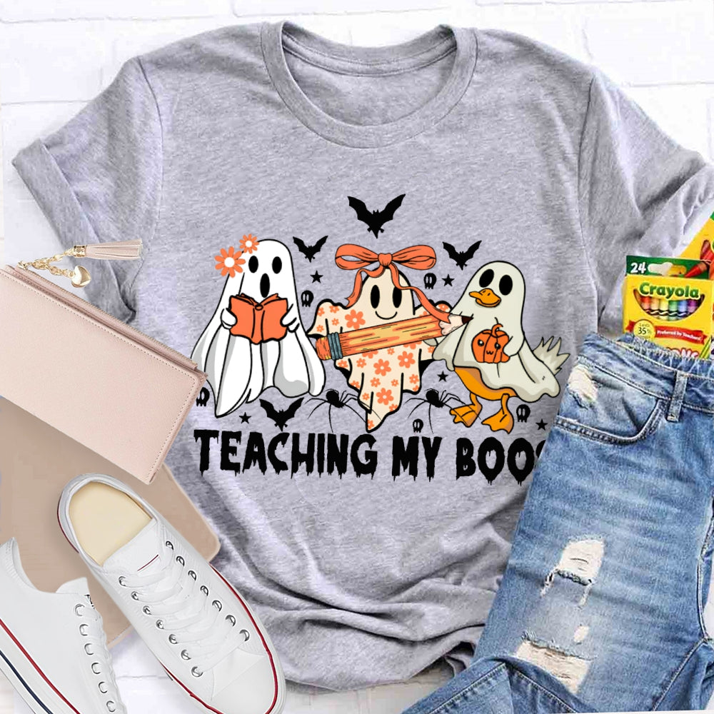 Teaching My Boos Ghosts And Bats Halloween T-shirt