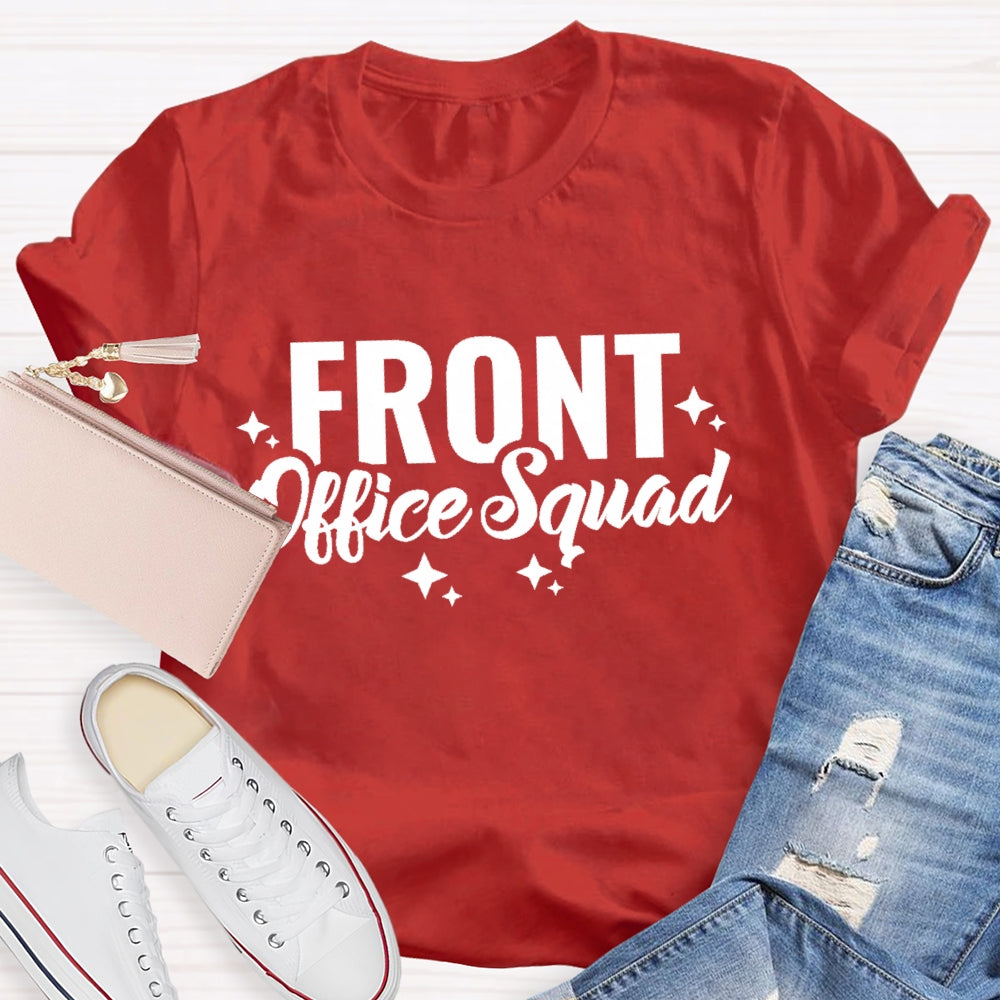 Front Office Squad Letters T-shirt