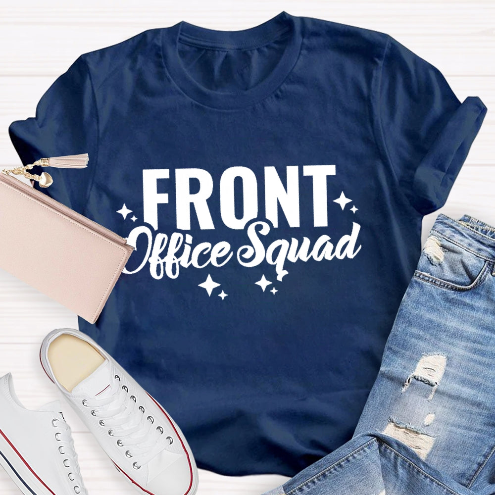 Front Office Squad Letters T-shirt