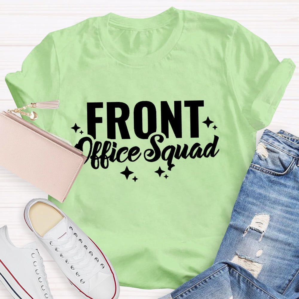Front Office Squad Letters T-shirt