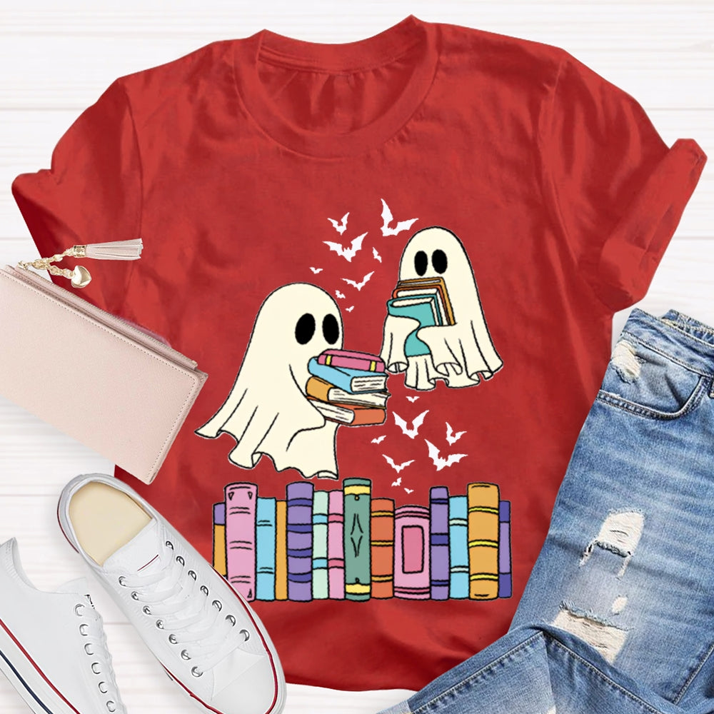 Ghosts And Coloring Book Halloween T-shirt