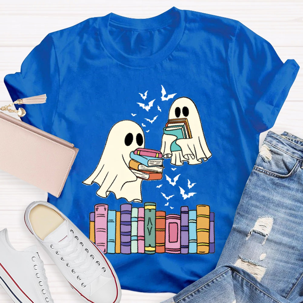 Ghosts And Coloring Book Halloween T-shirt