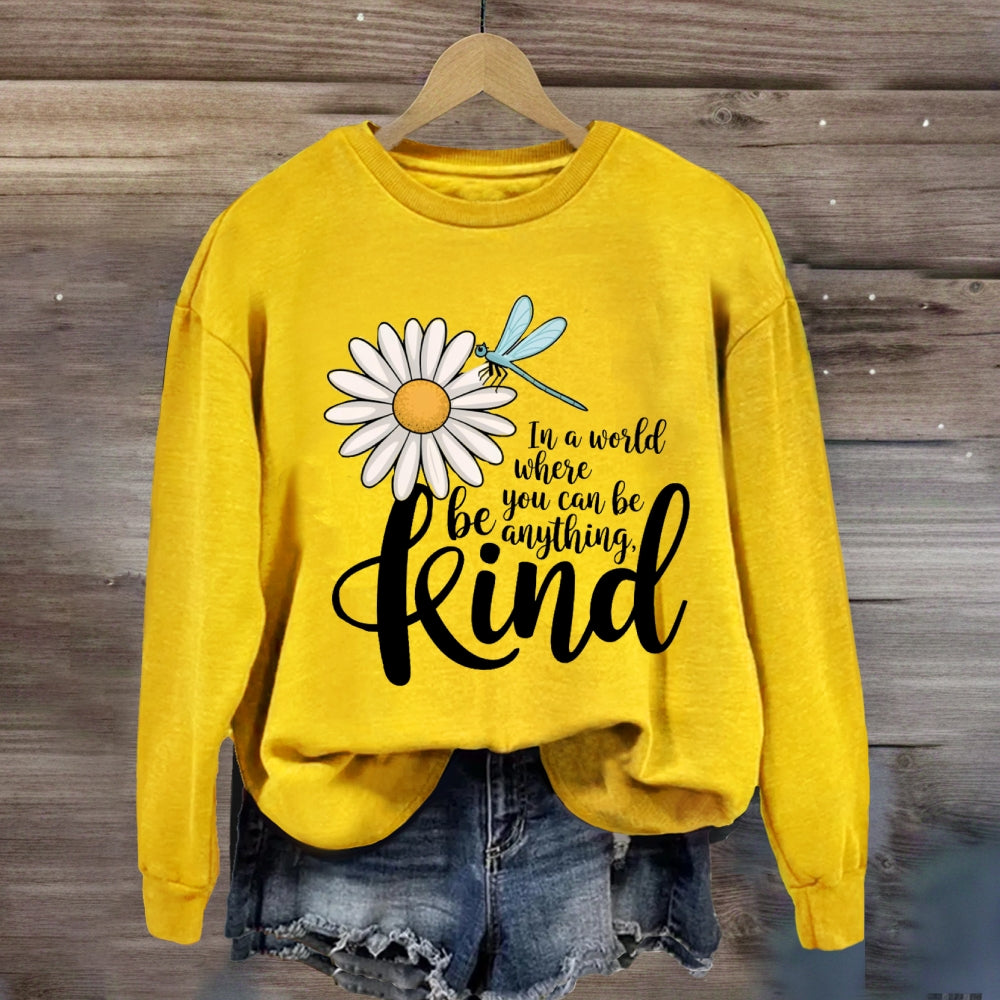 Be Kind Daisy Bee Sweatshirt