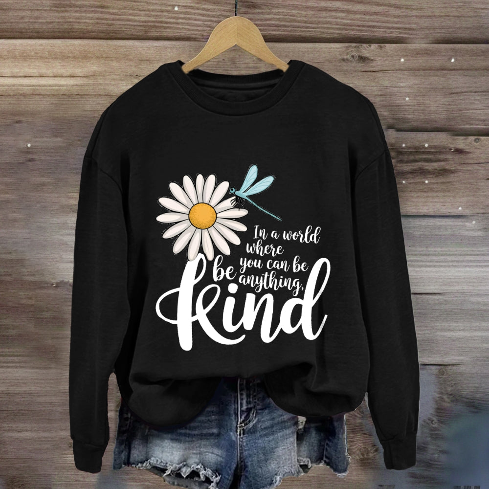 Be Kind Daisy Bee Sweatshirt