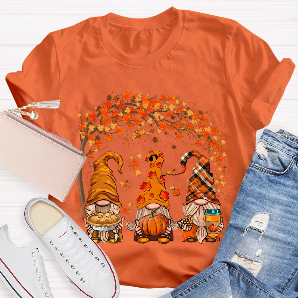 Autumn Gnome Happy Fall Y'all T-shirt