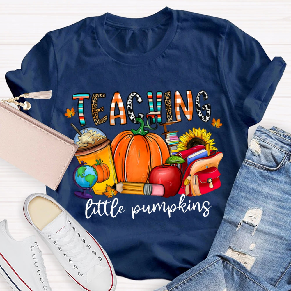 Teaching Little Pumpking Pumpkin And Milk Tea Thanksgiving T-shirt