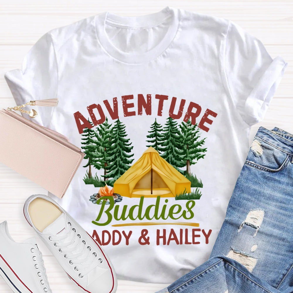 Personalized Name Adventure Buddies T-Shirt