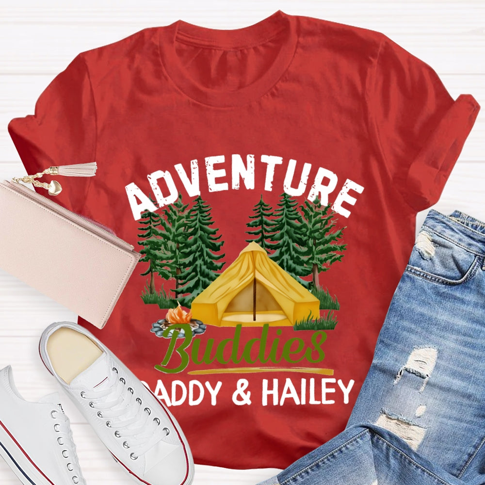Personalized Name Adventure Buddies T-Shirt
