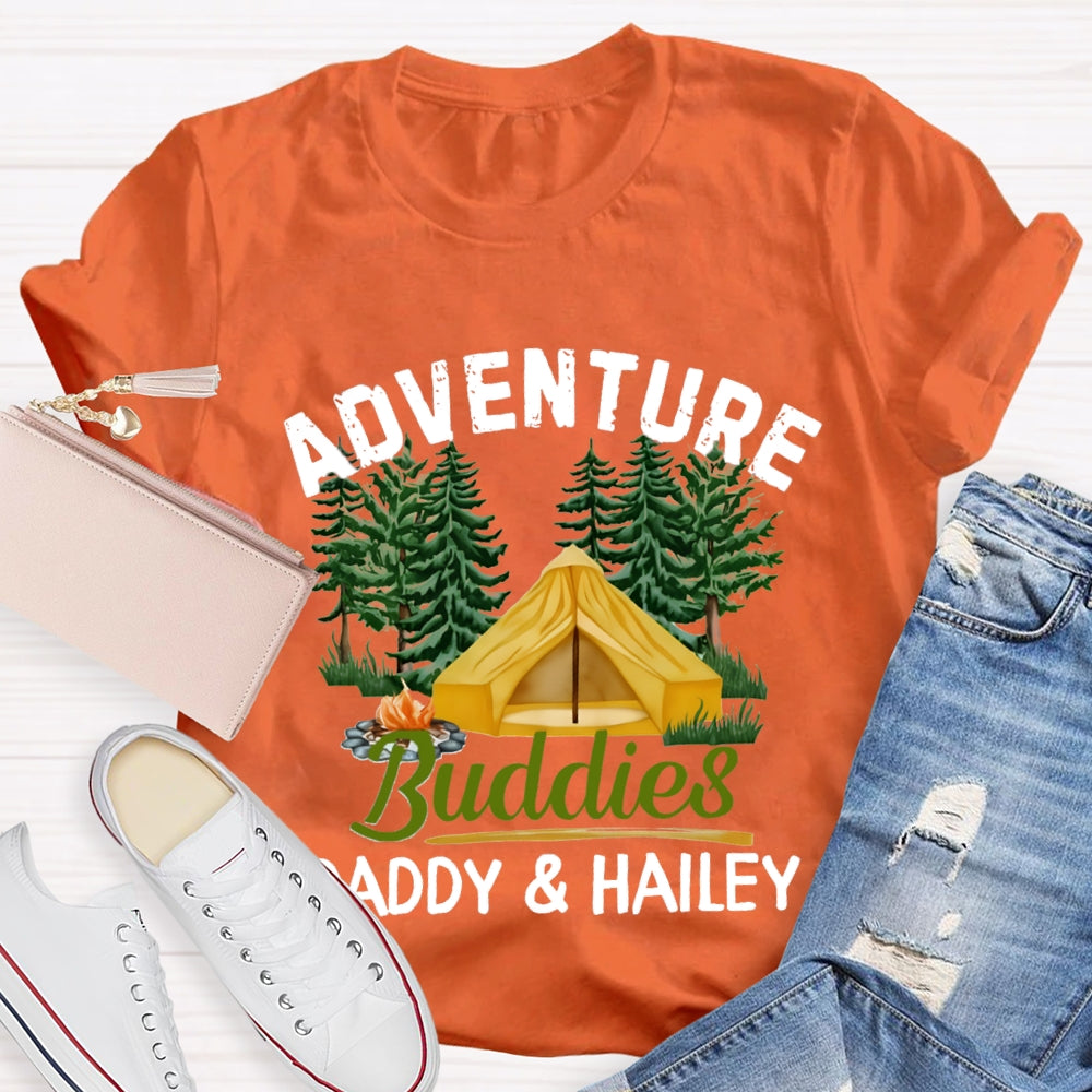Personalized Name Adventure Buddies T-Shirt