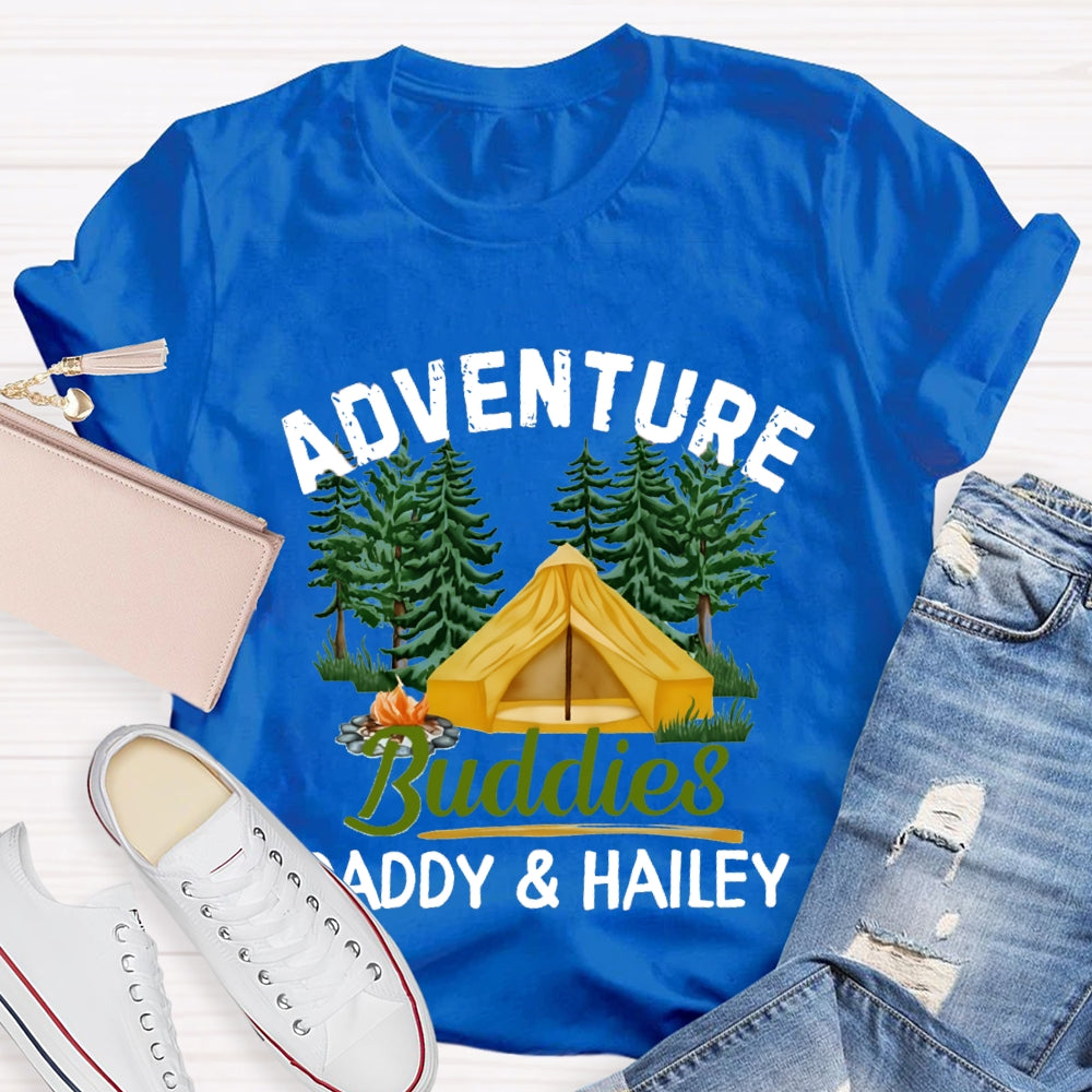 Personalized Name Adventure Buddies T-Shirt