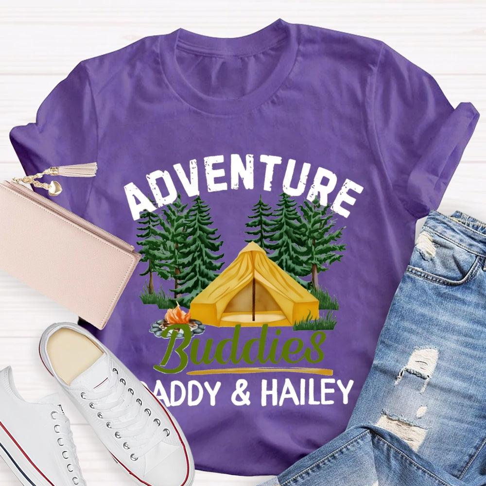 Personalized Name Adventure Buddies T-Shirt