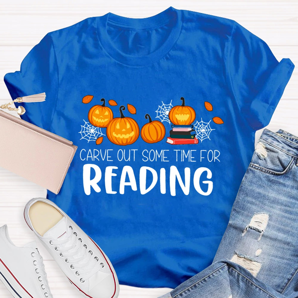 Halloween Carve Out Some Time For Reading T-Shirt