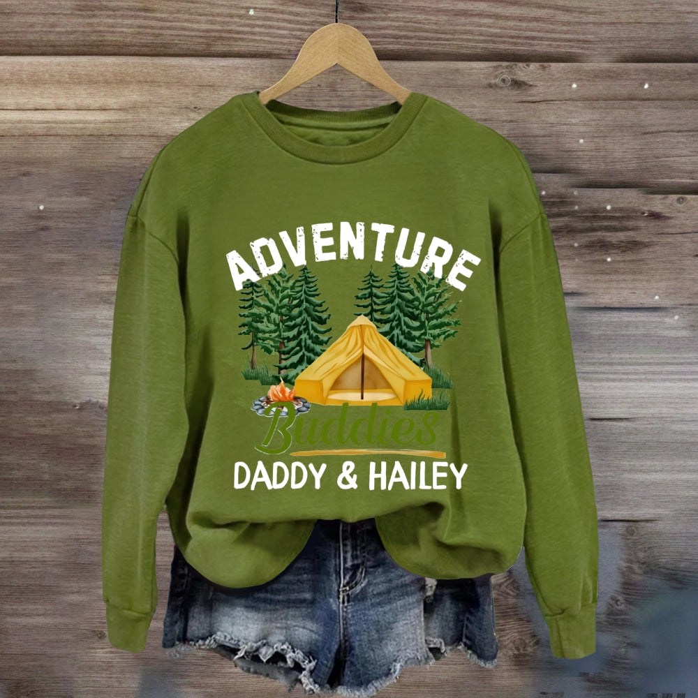 Personalized Name Adventure Buddies Sweatshirt