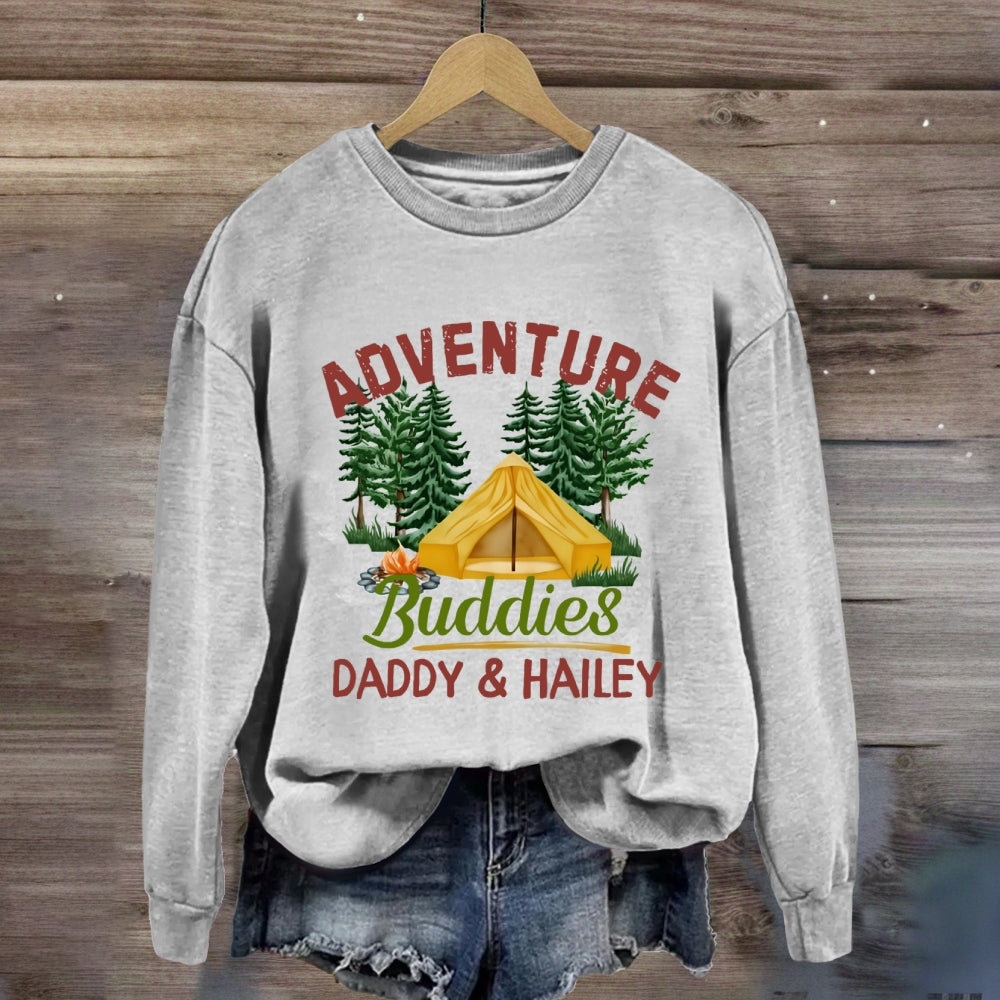 Personalized Name Adventure Buddies Sweatshirt