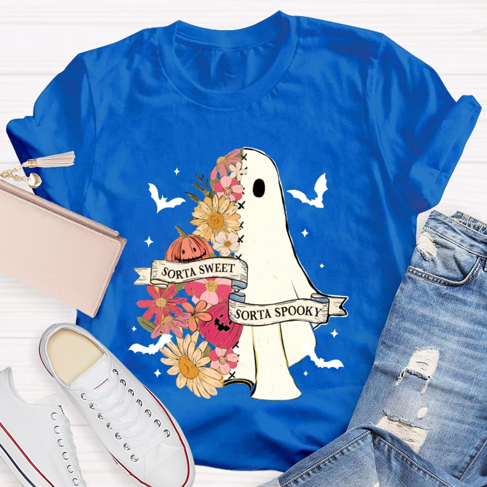 Sorta Sweet Sorta Spooky Halloween Teacher T-Shirt