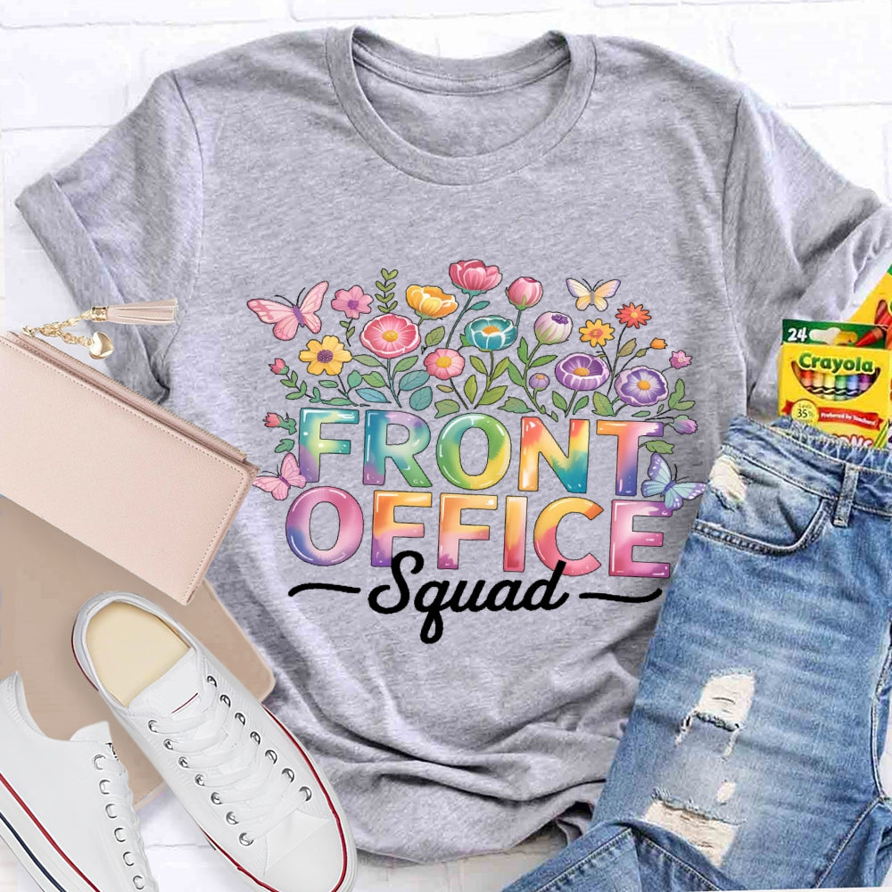 Front Office Squad Flowers T-shirt