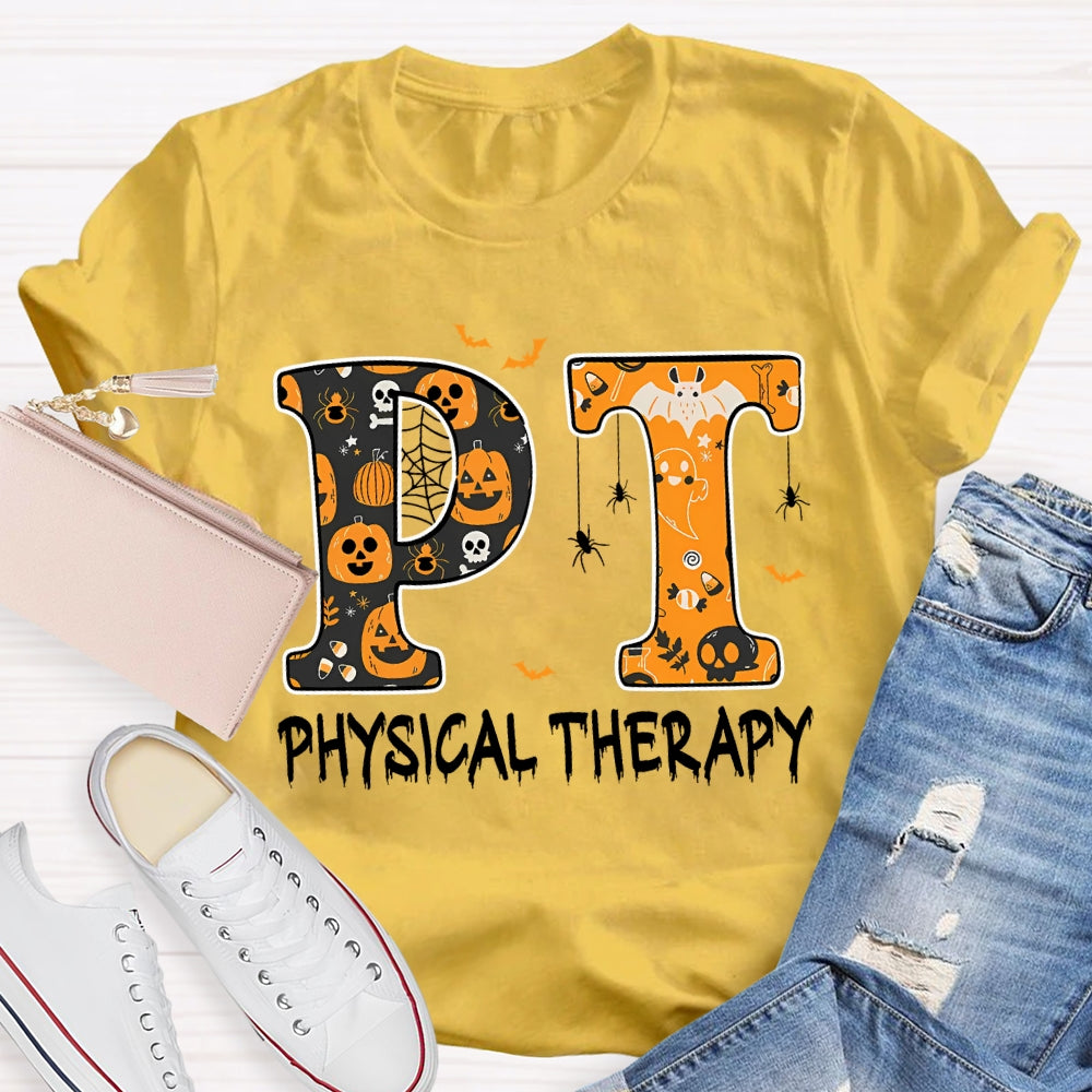 Physical Therapy Horror Atmosphere Halloween T-shirt